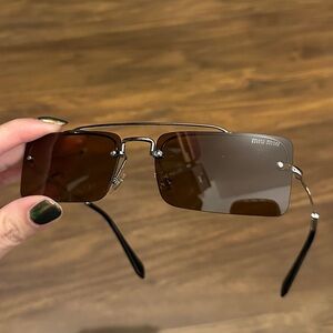 Miu Miu Brown Sunglasses